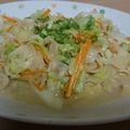 なるきち。's cooksnap of when they made 帆立のひもとキャベツ炒め.