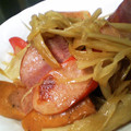 maruru-nn's cooksnap of when they made ごぼうとウインナーの甘辛いため。.