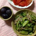 こおならはいか's cooksnap of when they made 大雑パッ！豚肉ときゅうりの中華炒め.