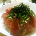 mamajiro's cooksnap of when they made まぐろ丼✿酢飯で♡.