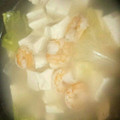 hamanny's cooksnap of when they made 簡単★エビとレタスの中華スープ.