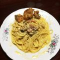 YUKI1997's cooksnap of when they made 簡単プロの技！本格ローマ風カルボナーラ.