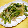 Jock's cooksnap of when they made もやしとゴーヤで炒めてみました。.