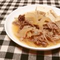 narimimama's cooksnap of when they made かんたんあったか肉豆腐♡フーフー♫.
