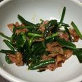 ugbw's cooksnap of when they made ニラ×ベーコン にんにくバター醤油.