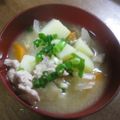 miyuki12's cooksnap of when they made カレーの具材で✿豚汁✿.