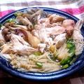 aoimm's cooksnap of when they made タジンでヘルシー♪きのこと鶏の蒸し煮.