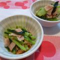 ぴよまめ。's cooksnap of when they made お弁当にも✨ノンオイル小松菜ベーコン炒め.