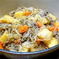 kanoncat's cooksnap of when they made ルクルーゼで肉じゃが.