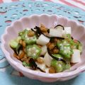 赤い電話's cooksnap of when they made 夏にピッタリ！長いものオクラ納豆.