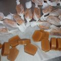 kitchen☆40's cooksnap of when they made ☆生キャラメル☆ハニーミルク味.