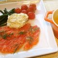 ミントレモン's cooksnap of when they made トマトとサーモンのオレンジビネガーマリネ.
