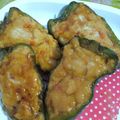 悠賢ﾏﾏ's cooksnap of when they made ＊ささみdeピーマン肉詰め照り照り焼き＊.