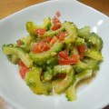 まゆみ母ちゃん's cooksnap of when they made 塩とまと＊ゴーヤのナムル.