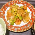 tonmyee's cooksnap of when they made アボカドとえびと豚肉のレモンバター炒め.