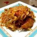 ぷちふーる's cooksnap of when they made キャベツもやしのキムチ炒め.