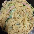 黒ネコkuro's cooksnap of when they made サラスパで簡単サラダ♬ハム胡瓜♬.