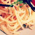 Mincxx's cooksnap of when they made 明太子パスタ♪.