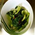 ねねこ39's cooksnap of when they made チンゲンサイの炒め物.