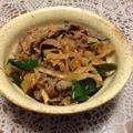 ビーちゃんマム's cooksnap of when they made 切干大根とせりと牛小間の炒め煮。.