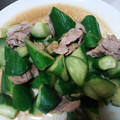 かぴーな's cooksnap of when they made きゅうりと豚肉の甘辛炒め☆.