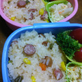 キジトラとハチワレ's cooksnap of when they made 炊飯器で簡単♪ソーセージピラフ.