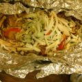 shyoko's cooksnap of when they made 野菜たっぷり鮭のホイル焼き♬.
