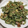 nikokero's cooksnap of when they made これならゴーヤが食べれる♡ベーコン炒め.