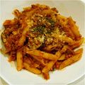 みぃ119's cooksnap of when they made ＊茄子のペンネ・ボロネーゼ＊.