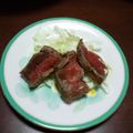 lokum's cooksnap of when they made みそっかすDE和ローストビーフ.