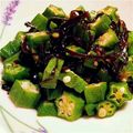Aloha☆★'s cooksnap of when they made 超時短！1分半で作る塩こぶオクラ.