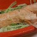 えっちゃん0303's cooksnap of when they made 簡単☆鮭とキャベツのスチーマー蒸し.