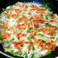 カフェ店員M子's cooksnap of when they made 残り物の野菜たちで作る韓国チヂミ.