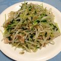 にゃめここ's cooksnap of when they made 豆苗もやし炒め.
