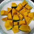 bee5cookie's cooksnap of when they made レンジで甘～いかぼちゃ！.