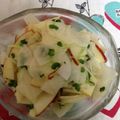 味魔女's cooksnap of when they made ふじりんごと大根、かいわれのサラダ。.