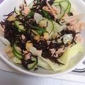 hozunyam's cooksnap of when they made 手を汚さずに栄養満点ひじきと豆のサラダ.