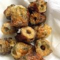 ikekoz's cooksnap of when they made ちくわの海苔チー天.