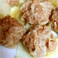 ごまぞうさん。's cooksnap of when they made ★フライパンで簡単！わが家のシュウマイ★.