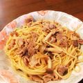 GreenGuide's cooksnap of when they made 簡単◎豚としめじの柚子胡椒ペペロンチーノ.