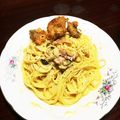 YUKI1997's cooksnap of when they made 簡単プロの技！本格ローマ風カルボナーラ.
