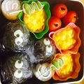 mayu0929's cooksnap of when they made キャラ弁♪簡単おにぎり♡.