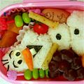 友里めろ's cooksnap of when they made オラフのお弁当.