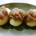ピン9ノン's cooksnap of when they made 白玉豆腐団子（みたらし・きなこ）.