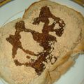 よん妻's cooksnap of when they made ＊黒蜜きなこトースト＊.