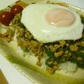 みかたいち's cooksnap of when they made 豚挽き肉deガパオライス.