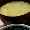 若葉マーク１６歳's cooksnap of when they made 玉ねぎとコーンの卵スープ.