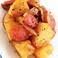 ベビーピグ's cooksnap of when they made ☆ポテトとウインナーで後一品☆.