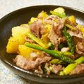 ガメコ's cooksnap of when they made ハイ出来上がり！新じゃがと豚バラの炒め物.