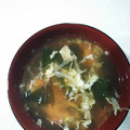 ティラナ's cooksnap of when they made 焼肉屋さんのワカメと卵のスープ.
